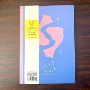 JOURNAL Note Book with Zodiac Sogn of Pisces
